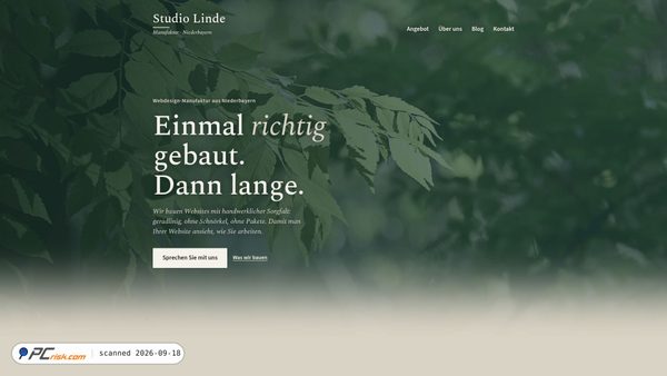 studio-linde.de screenshot