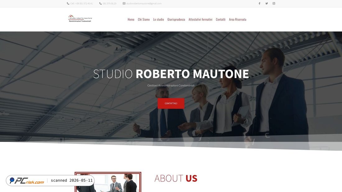 Screenshot von studiomautone.com