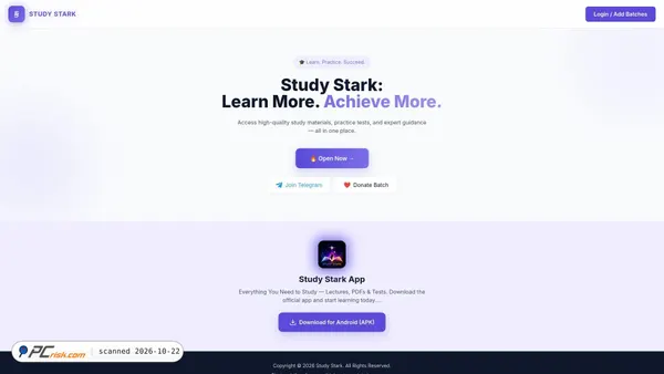 studystark.in screenshot