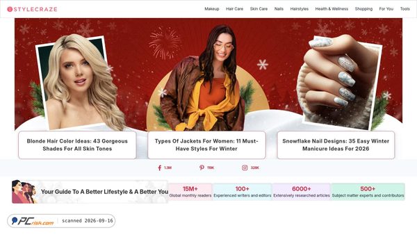 stylecraze.com screenshot