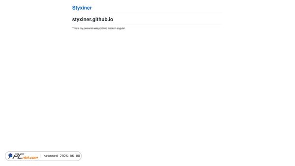 styxiner.dev screenshot