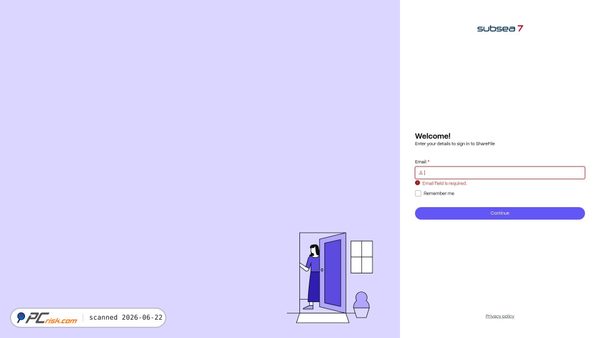 subsea7files.sharefile.com screenshot