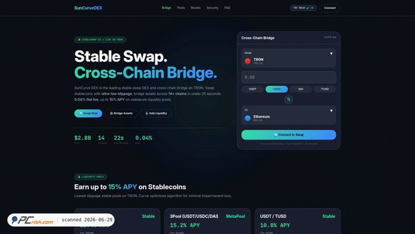 suncurve-dex.com screenshot