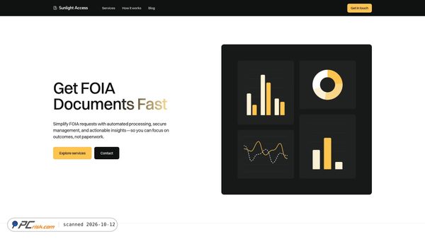 Captura de ecrã de sunlightaccess.com