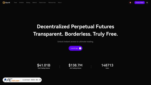 sunperp-dex.com screenshot