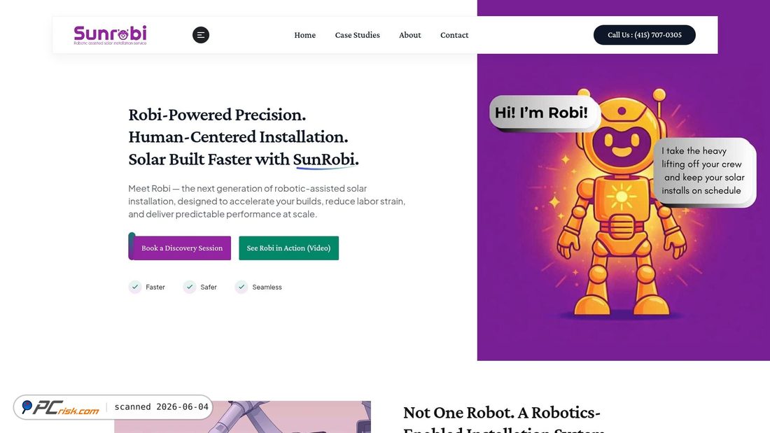 Screenshot of sunrobi.com