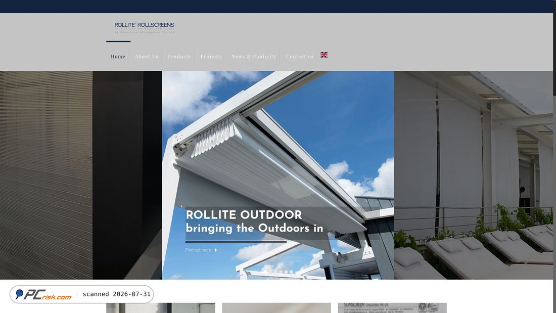 Screenshot von sunscreen.com.sg