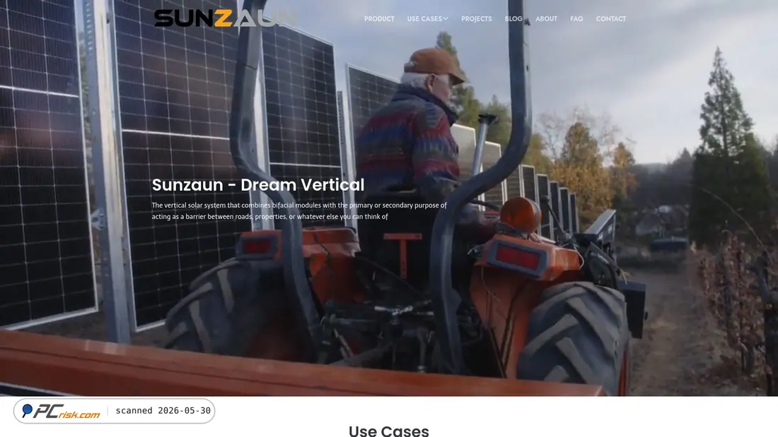 Screenshot of sunzaun.com
