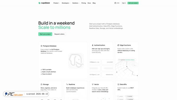 supabase.co screenshot