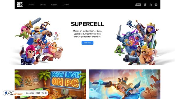 supercell.com screenshot