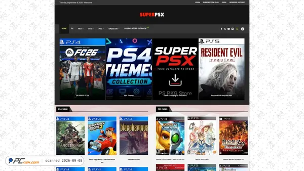 superpsx.com Screenshot