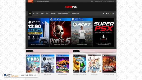 superpsx.com screenshot