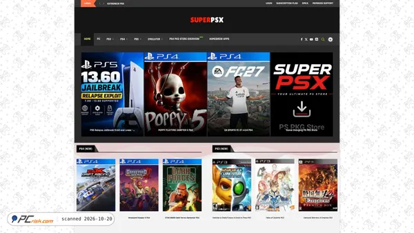 superpsx.com screenshot