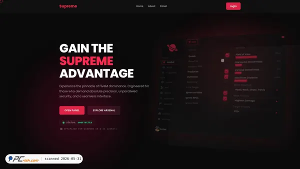 supreme-cheats.xyz screenshot