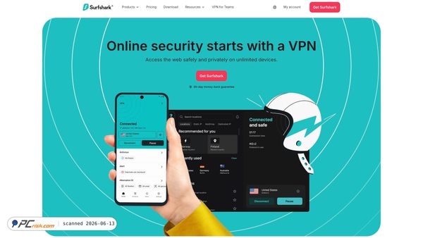 surfshark.com screenshot
