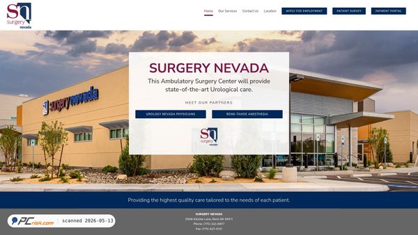 surgerynevada.com screenshot