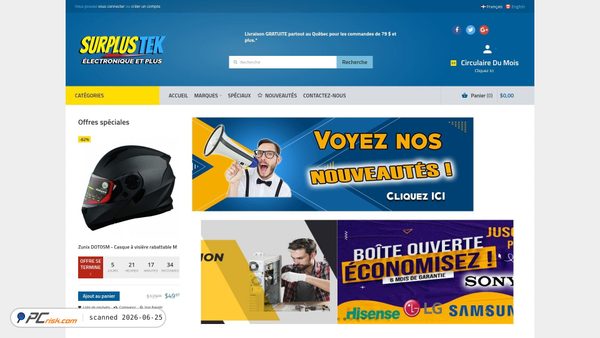 surplustek.ca screenshot