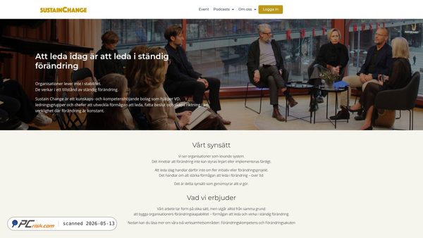 sustainchange.se screenshot