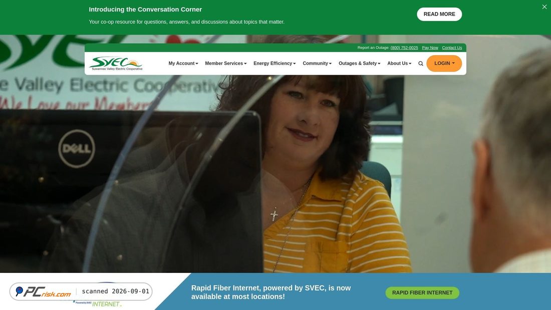 Capture d’écran de svec-coop.com