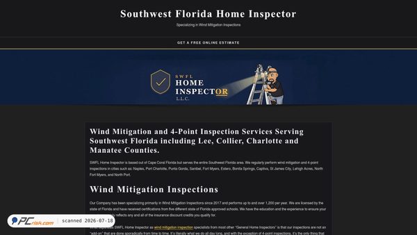 swflhomeinspector.com screenshot