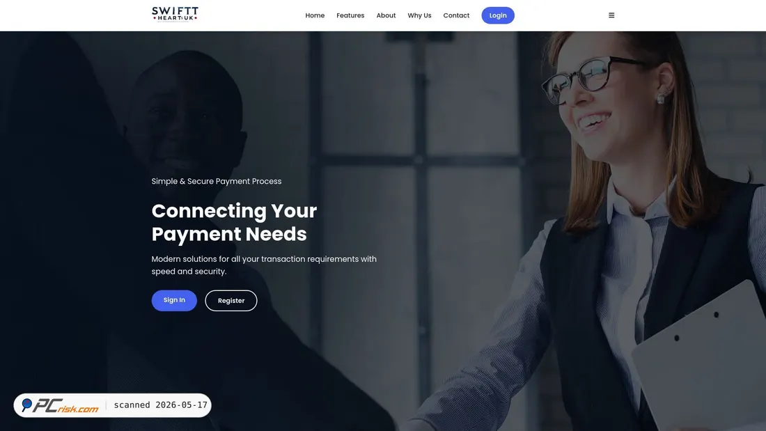 Screenshot of swift-hearts.uk