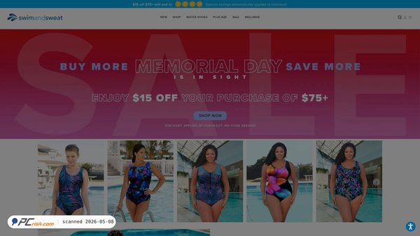 swimandsweat.com screenshot