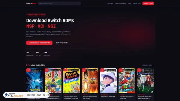switch-romz.com screenshot