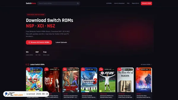 switch-romz.com screenshot