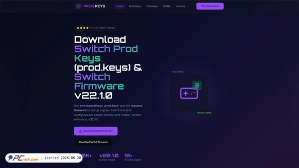 switchprodkeys.net screenshot