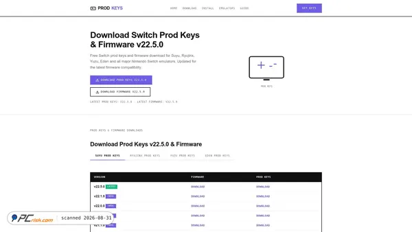 Zrzut ekranu switchprodkeys.net