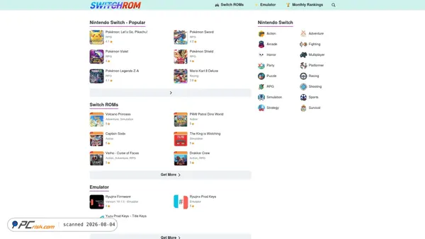 switchrom.org screenshot