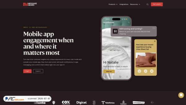 swrve.com screenshot