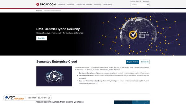 symantec.com screenshot