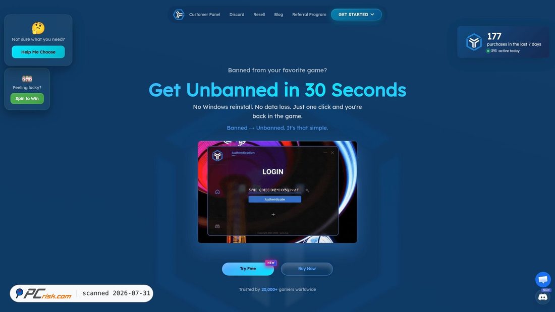 Screenshot of sync.top