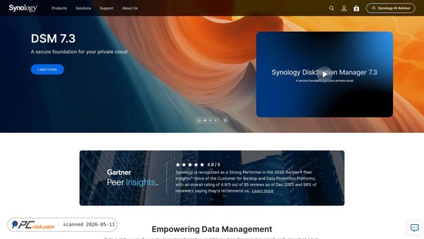 synology.com screenshot