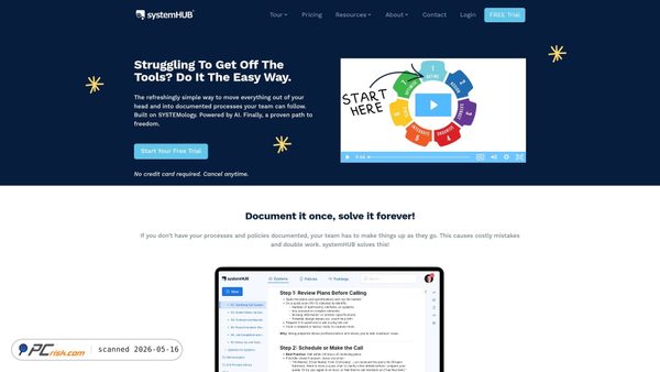 systemhub.com screenshot