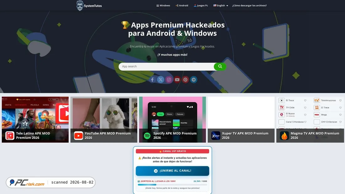 Screenshot of systemtutos.com