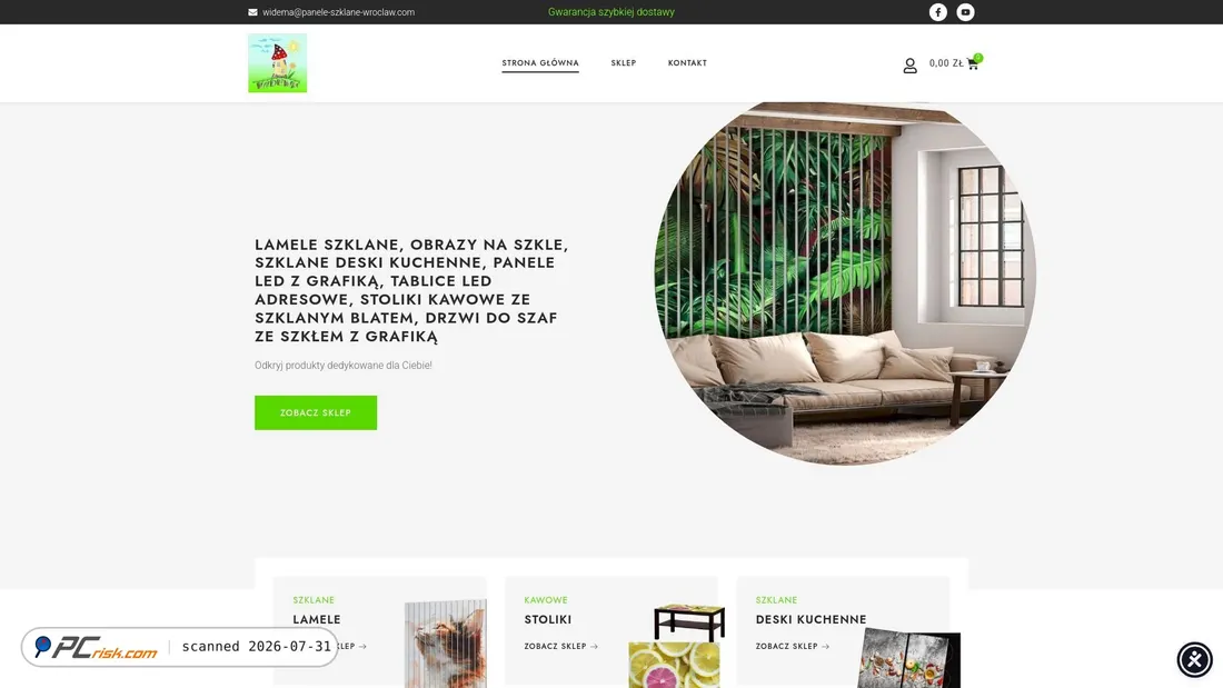 Screenshot of szkloidesign.pl