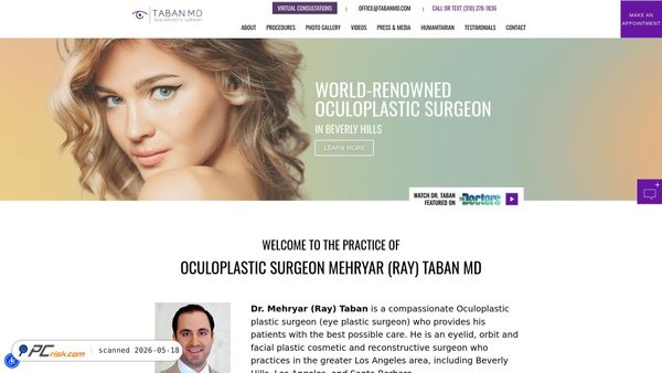tabanmd.com screenshot