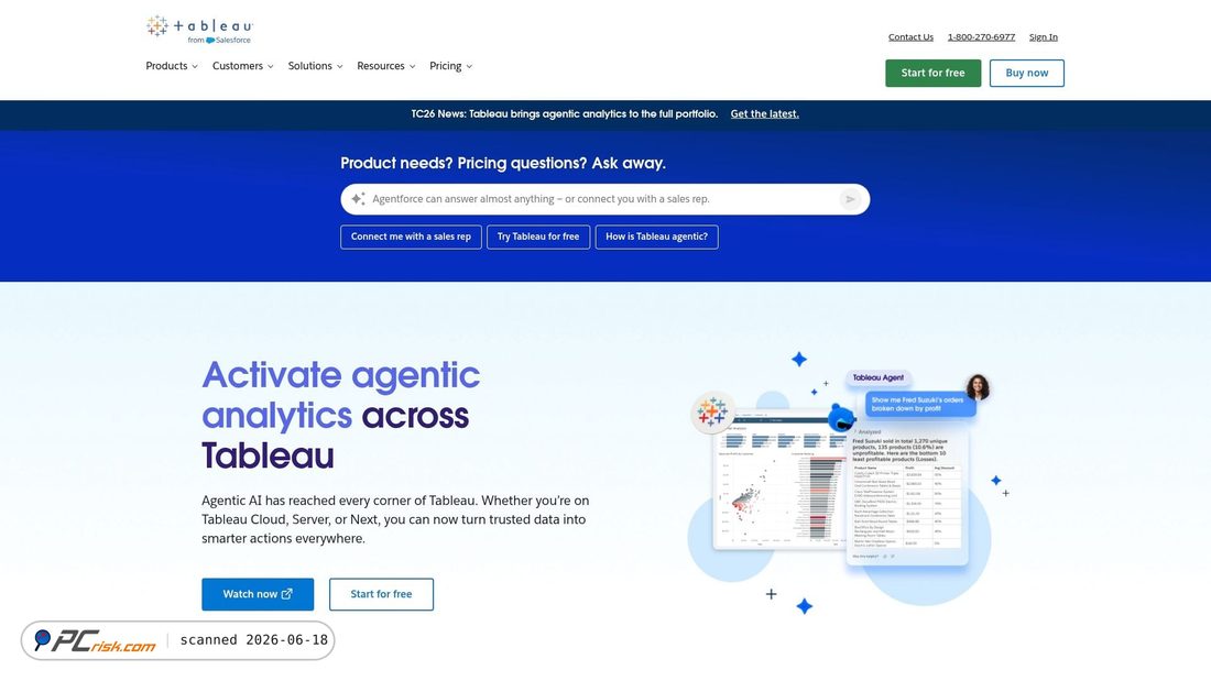 Screenshot of tableau.com