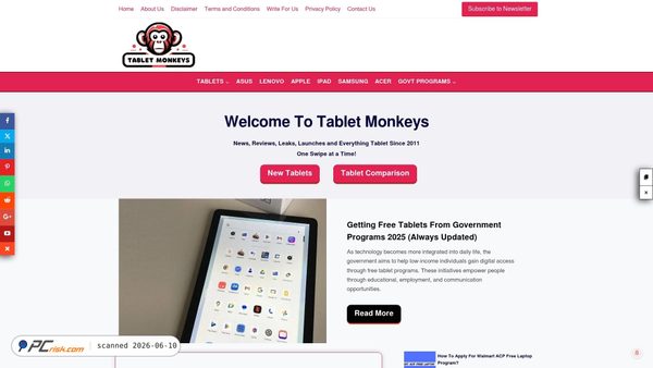 tabletmonkeys.com screenshot