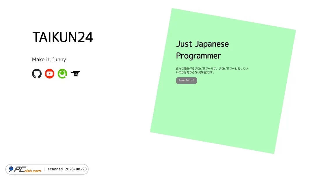 Screenshot of taikun.main.jp