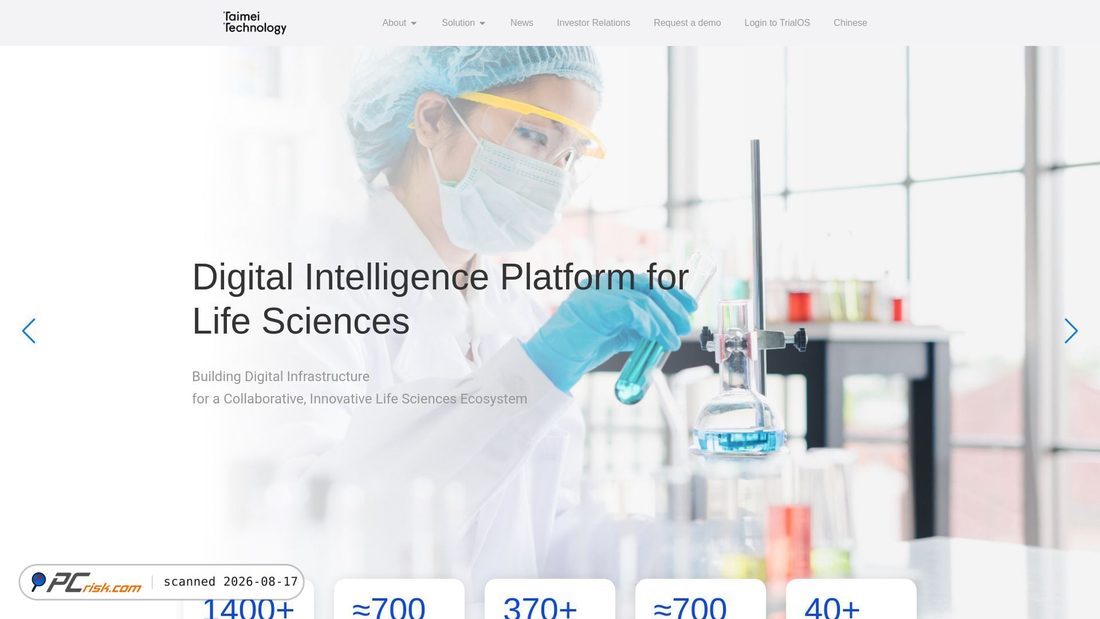 Screenshot von taimei.com