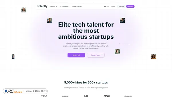 talently.tech screenshot