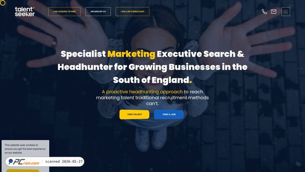 talentseeker.co.uk screenshot