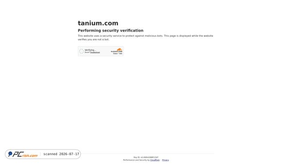tanium.com screenshot