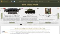 Screenshot di tanks-encyclopedia.com