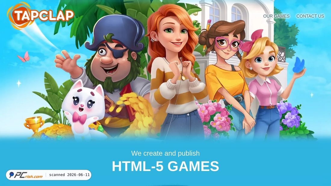 Screenshot di tapclap.com