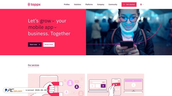 tappx.com screenshot