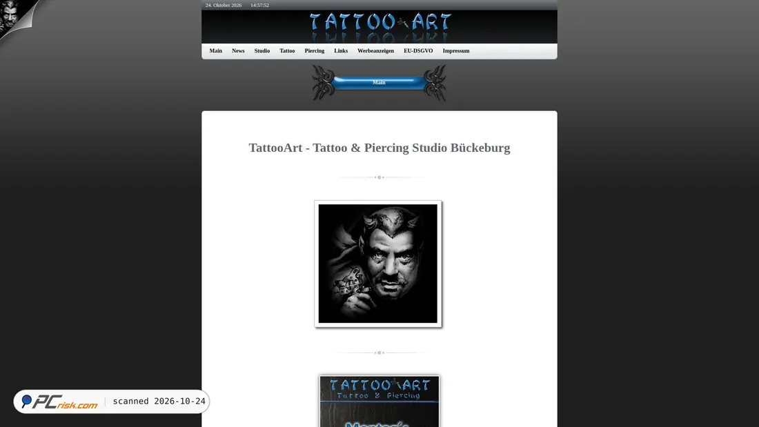 Screenshot von tattooart-info.de